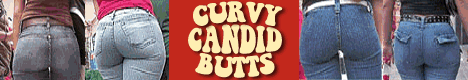 Curvy Candid Butts